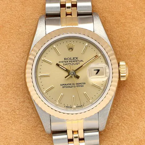 Rolex Lady-Datejust 69173 26mm Yellow gold and stainless steel Silver
