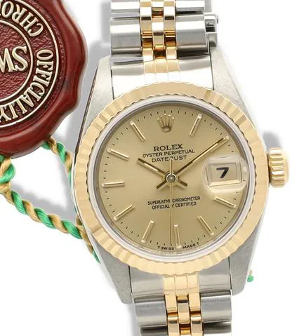 Rolex Lady-Datejust 69173 26mm Yellow gold and stainless steel Silver 2