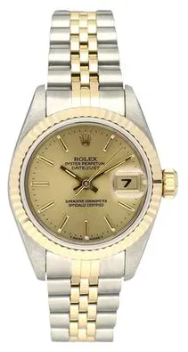 Rolex Lady-Datejust 69173 26mm Yellow gold and stainless steel Silver 5