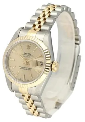 Rolex Lady-Datejust 69173 26mm Yellow gold and stainless steel Silver 7