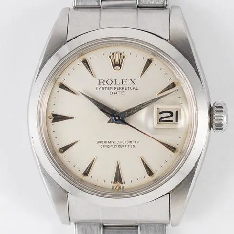 Rolex Oyster Perpetual Date 1500 34.5mm Stainless steel White 10