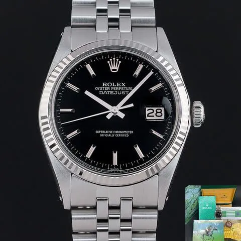 Rolex Datejust 1601 36mm Stainless steel Black