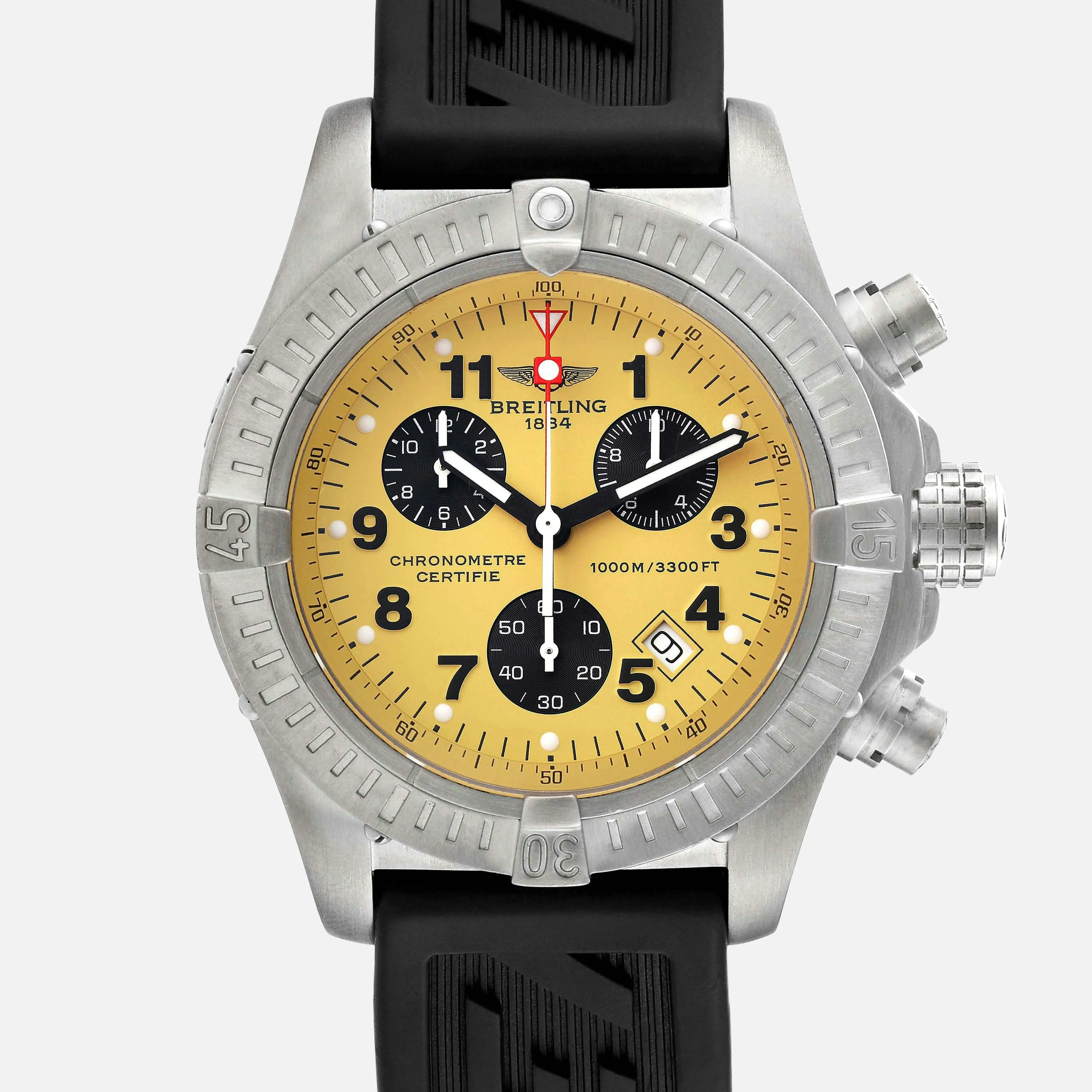 Breitling Avenger E73360 44mm Titanium Yellow