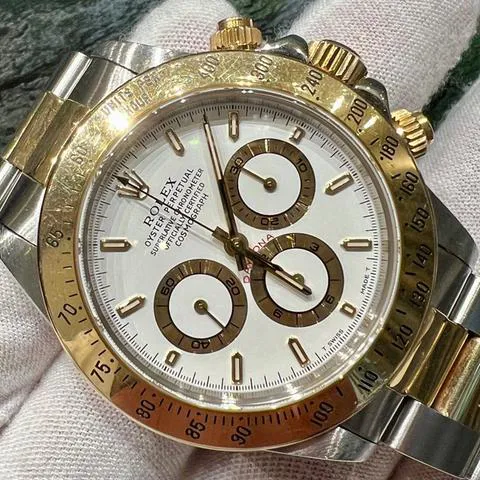Rolex Daytona 16523 40mm Yellow gold and stainless steel White 5