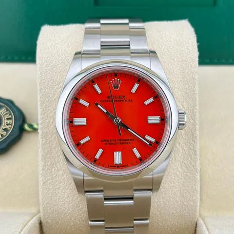 Rolex Oyster Perpetual 36 126000 36mm Stainless steel Red