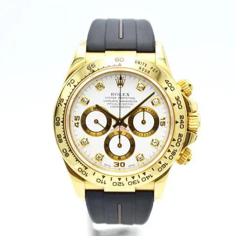 Rolex Daytona 116518 40mm Yellow gold White