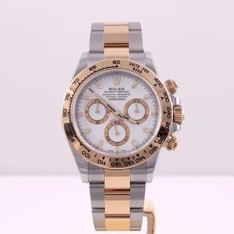 Rolex Daytona 116503 40mm Yellow gold and stainless steel White 2