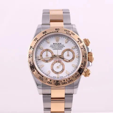 Rolex Daytona 116503 40mm Yellow gold and stainless steel White 2