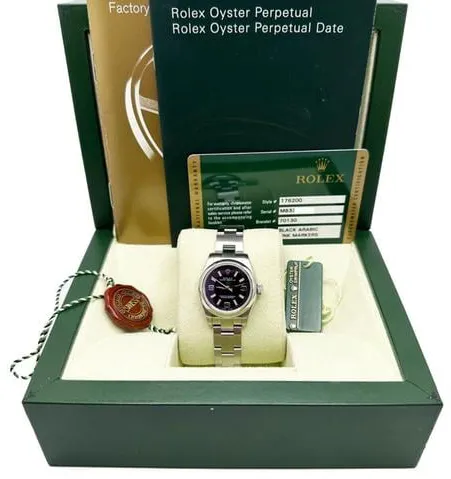Rolex Oyster Perpetual 26 176200 26mm Stainless steel Black 4