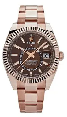 Rolex Sky-Dweller 326935 42mm Rose gold Brown