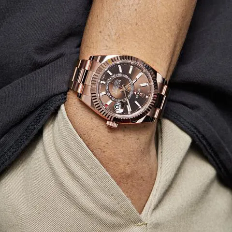 Rolex Sky-Dweller 326935 42mm Rose gold Brown 1