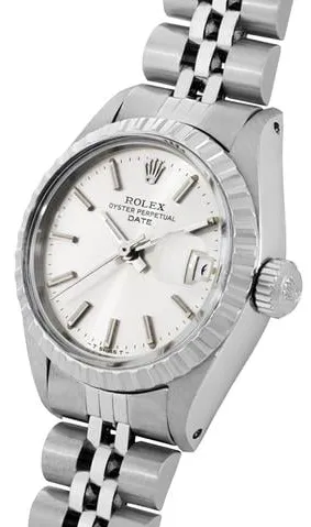 Rolex Oyster Perpetual Date 6924 26mm Stainless steel Silver 2