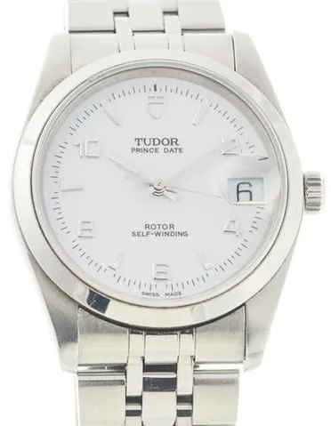 Tudor Prince 74000N 34mm Stainless steel White