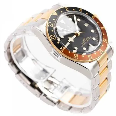 Tudor Black Bay GMT 79833MN 41mm Yellow gold and stainless steel Black 2