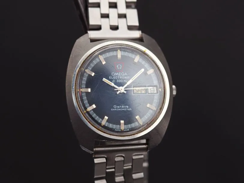 Omega Genève 198.031 38mm Stainless steel Blue