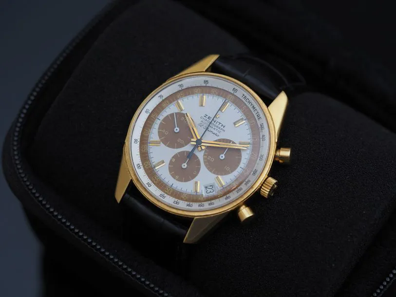 Zenith El Primero G381 37.5mm Yellow gold White 6