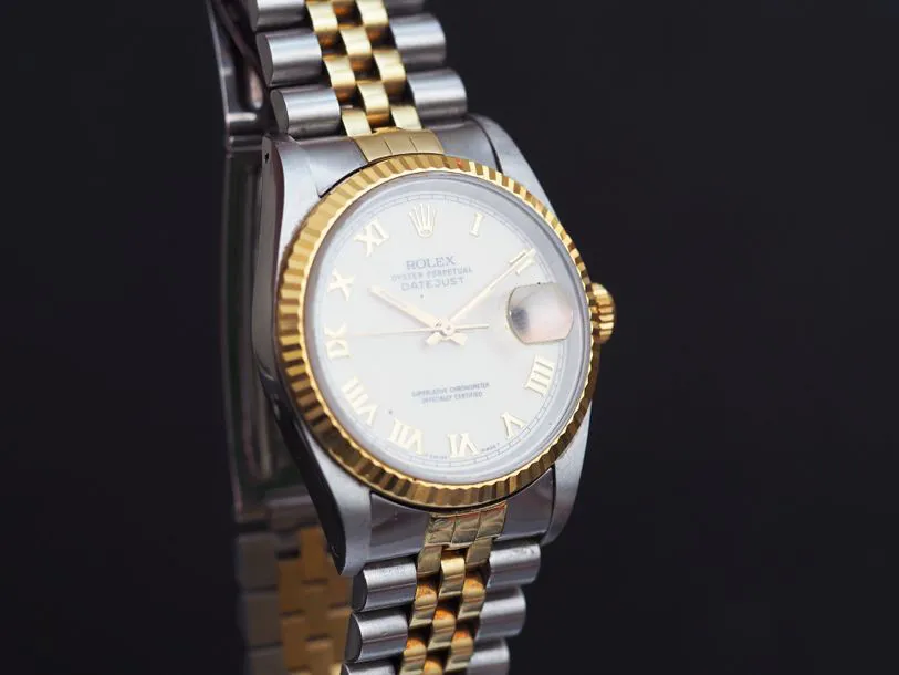 Rolex Datejust 36 16233 36mm Yellow gold and Stainless steel Cream 1