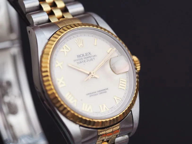 Rolex Datejust 36 16233 36mm Yellow gold and Stainless steel Cream 3