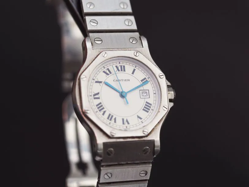 Cartier Santos Octagon 2965 29mm Stainless steel