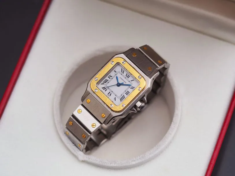 Cartier Santos 0902 23mm Stainless steel White