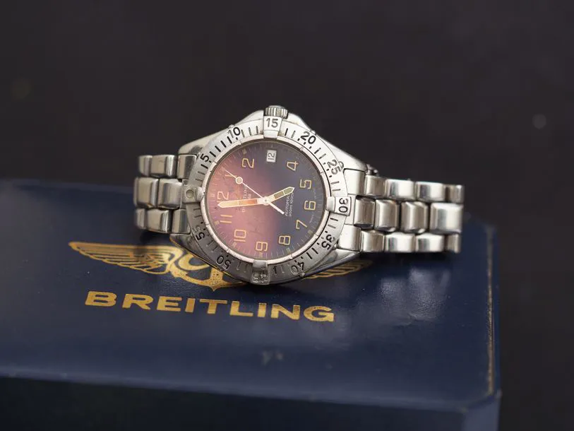 Breitling Colt A17035 38mm Stainless steel Blue 1