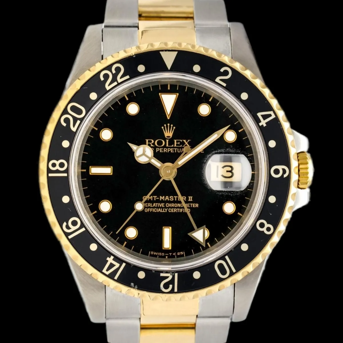 Rolex GMT-Master II 16713 40mm Stainless steel Black