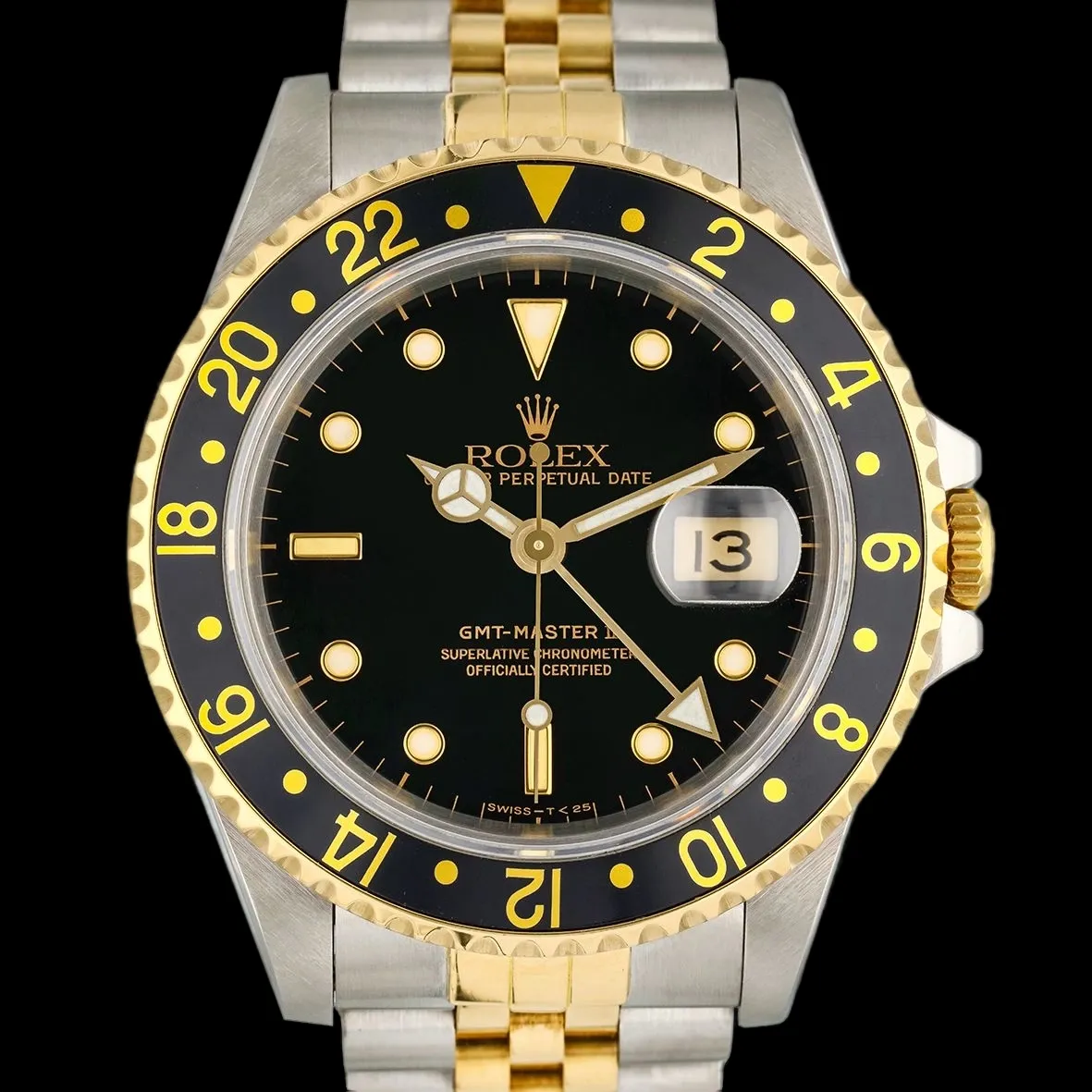 Rolex GMT-Master II 16713 40mm Stainless steel Black