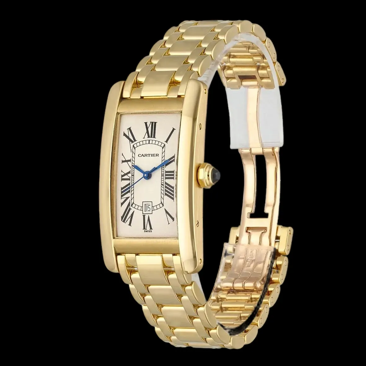 Cartier Tank Américaine 18K 1725 22mm Yellow gold 3