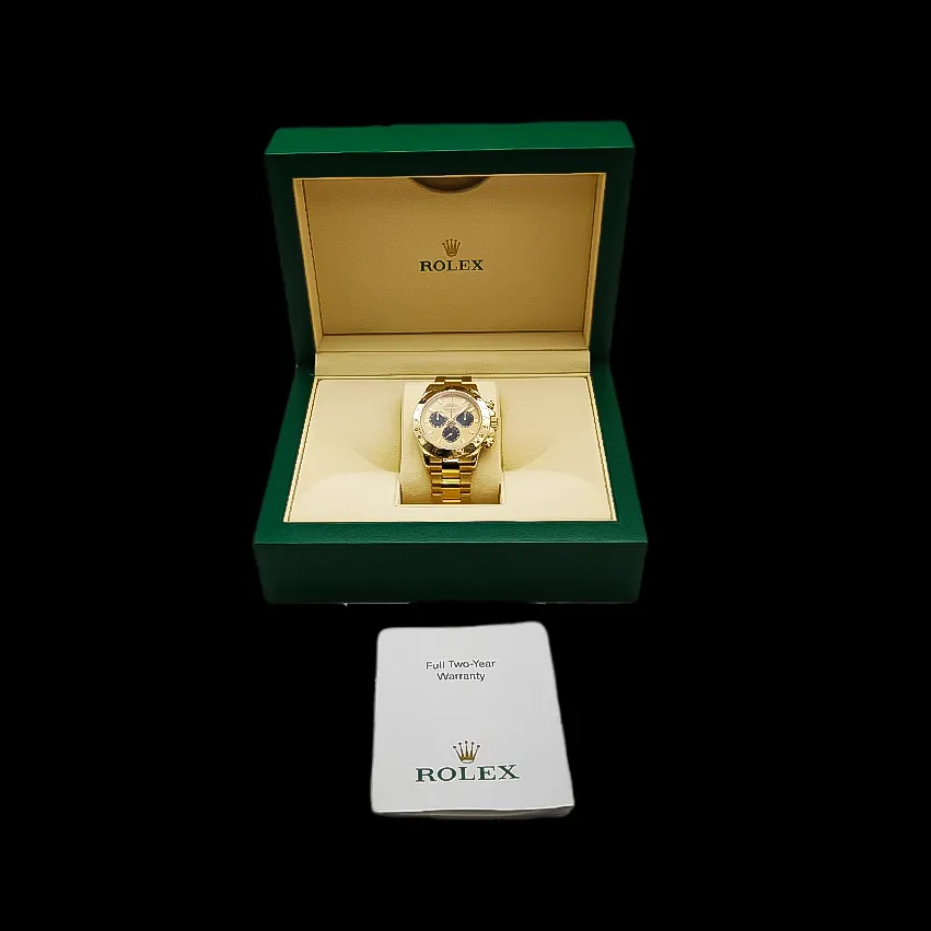 Rolex Daytona 116528 40mm Yellow gold Black 2