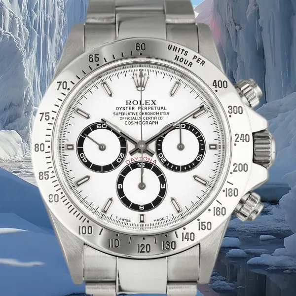 Rolex Daytona 16520 40mm Stainless steel White