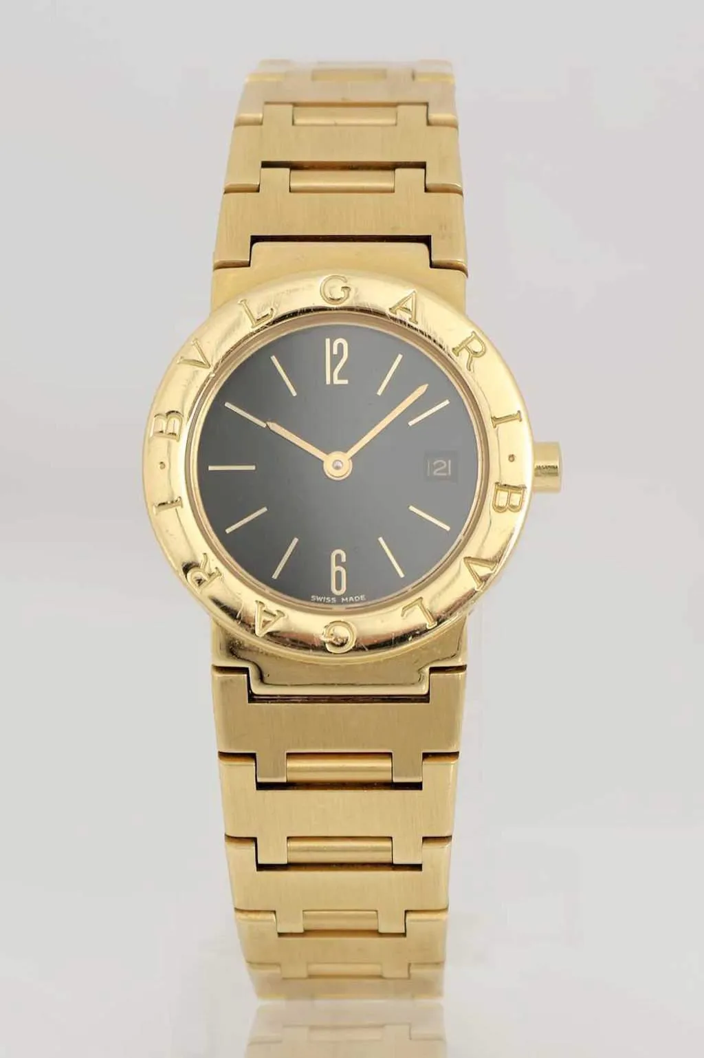 Bulgari Bulgari BB 26 GGD 26mm Yellow gold Black