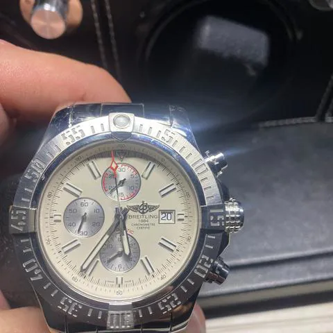 Breitling Super Avenger II A1337111/G779 48mm Stainless steel White