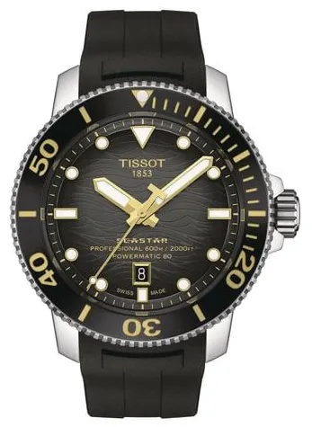 Tissot Seastar 2000 45.5mm Stainless steel Black