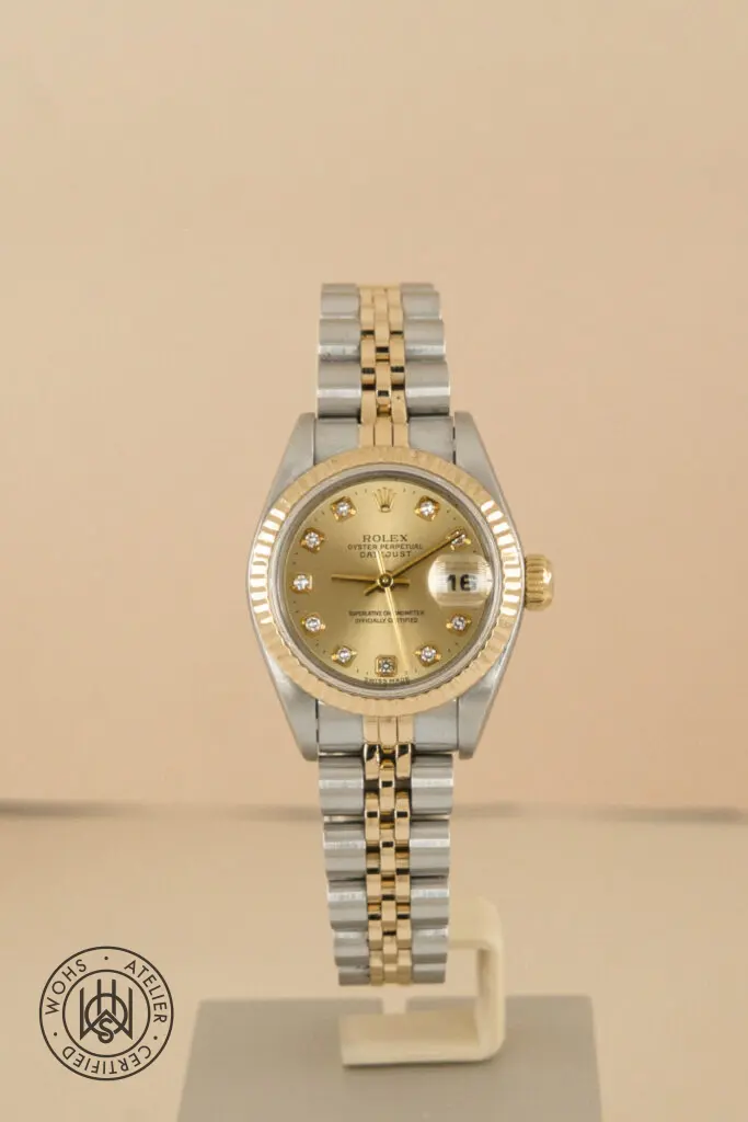 Rolex Lady-Datejust 69173 26mm Yellow gold and stainless steel stone