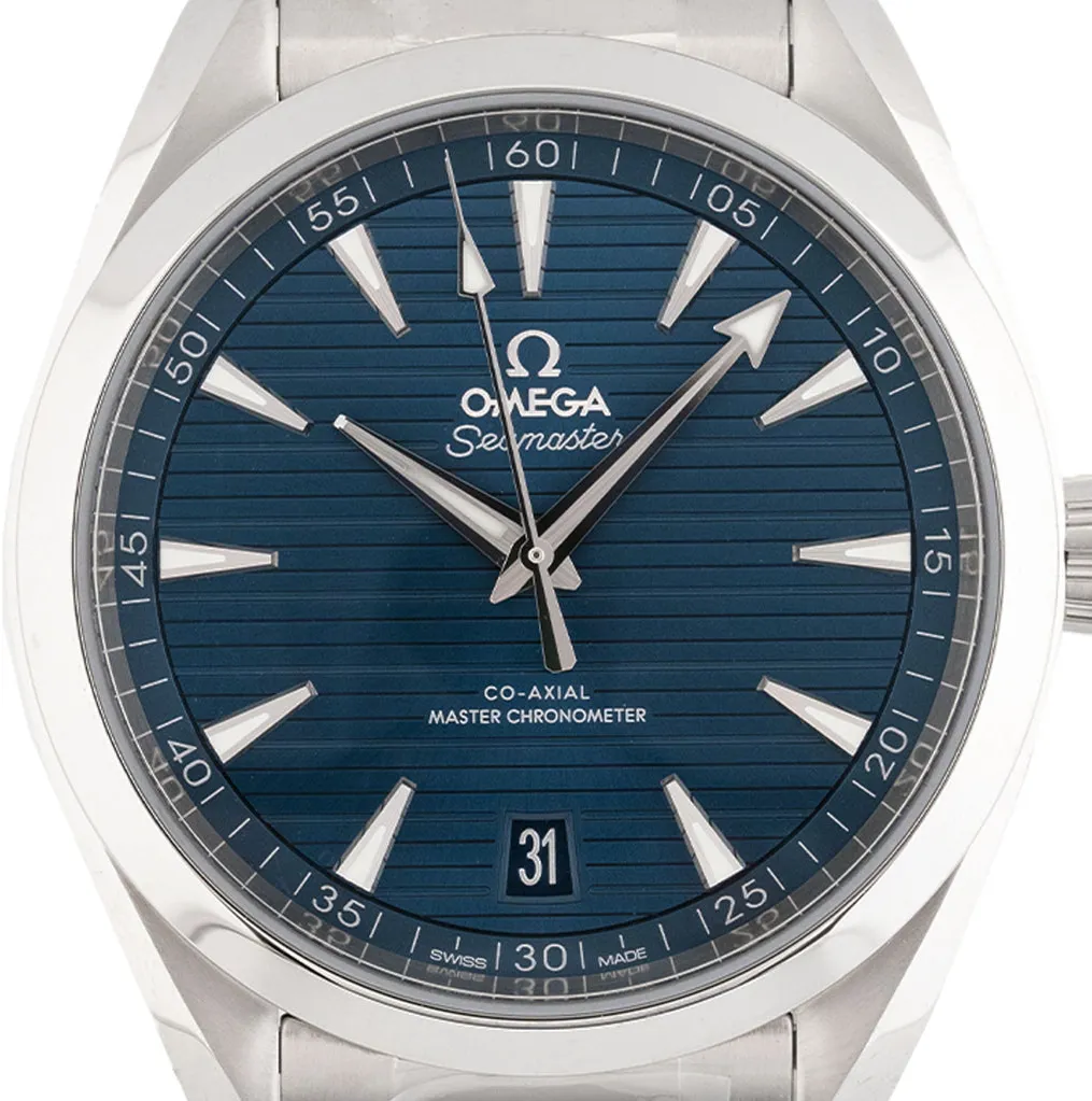 Omega Aqua Terra 220.10.41.21.03.004 41mm Stainless steel Blue 5