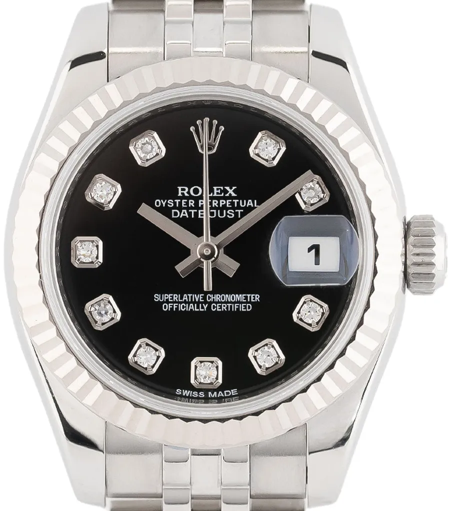 Rolex Lady-Datejust 179174 26mm Stainless steel Black 4