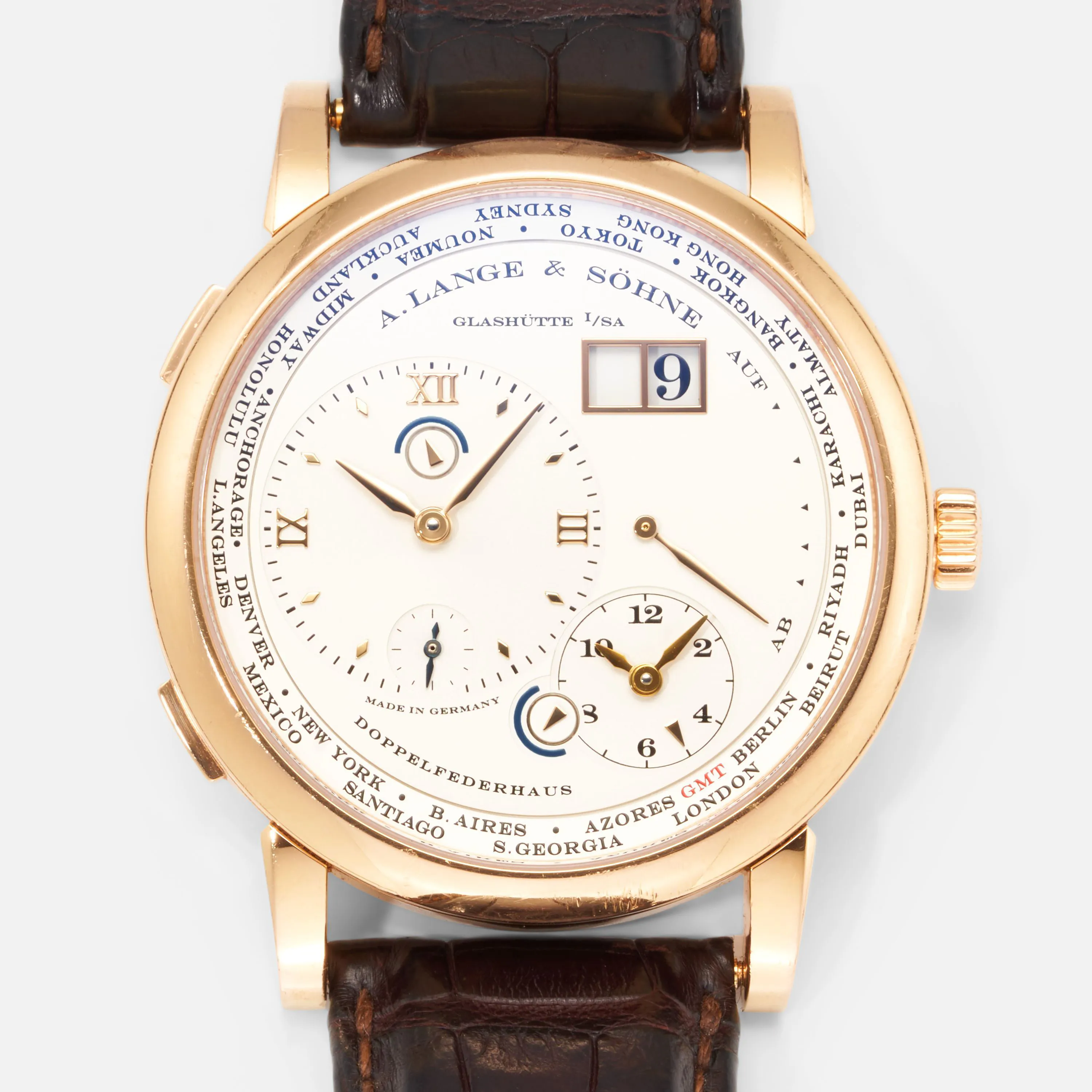 A. Lange & Söhne Lange 1 136.032 41mm Rose gold Silver