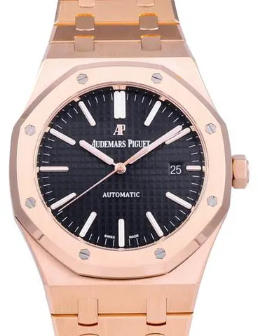 Audemars Piguet Royal Oak 15400OR.OO.1220OR.01 41mm Rose gold Black