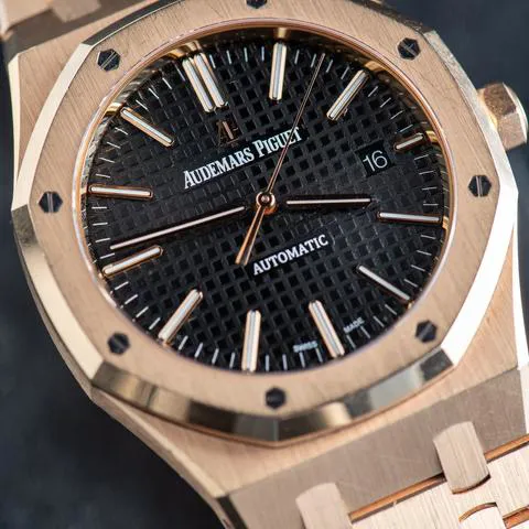 Audemars Piguet Royal Oak 15400OR.OO.1220OR.01 41mm Rose gold Black