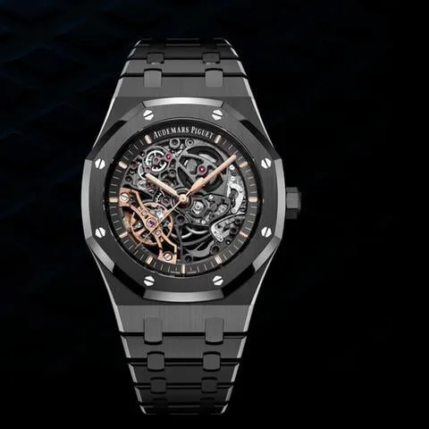 Audemars Piguet Royal Oak 15416CE.OO.1225CE.01 41mm Black ceramic Transparent