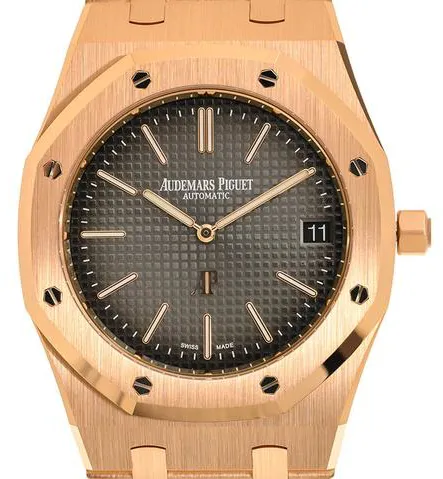 Audemars Piguet Royal Oak 16202OR.OO.1240OR.02 39mm Rose gold Smoked gray