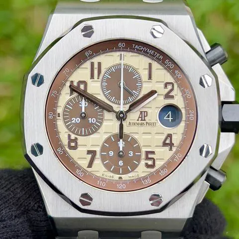 Audemars Piguet Royal Oak Offshore 26470ST.OO.A801CR.01 Stainless steel Beige