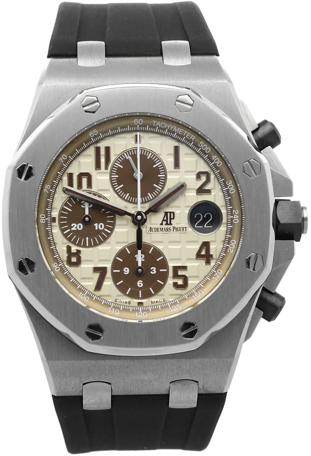 Audemars Piguet Royal Oak Offshore 26470ST.OO.A801CR.01 42mm Stainless steel Beige