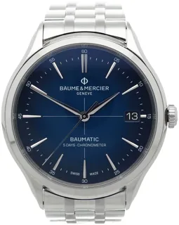 Baume & Mercier Baumatic M0A10468 Stainless steel Blue