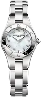 Baume & Mercier Linea M0A10011 Stainless steel White