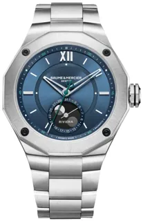 Baume & Mercier Riviera M0A10682 Stainless steel Blue