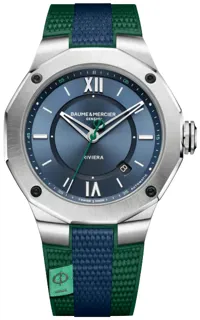 Baume & Mercier Riviera M0A10688 Stainless steel Blue