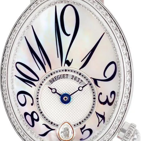 Breguet Reine de Naples 8918 29mm White gold Mother-of-pearl