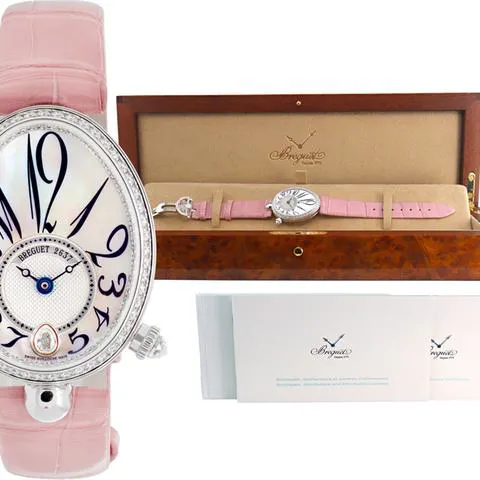 Breguet Reine de Naples 8918 29mm White gold Mother-of-pearl 6