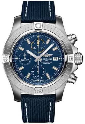 Breitling Avenger A13317101C1X1 45mm Stainless steel Blue